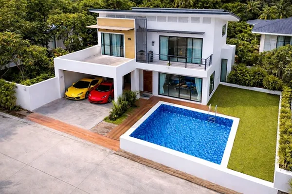 Pool Villa 5-6นอน 7น้ำ เพชรเกษม69 สารสาสน์วิเทศบางบอน 300 ม. ลัดดารมย์ คฤหาสน์ 2ช้ัน Zanook Wake Park 300ม. 432ตร.ม. 105