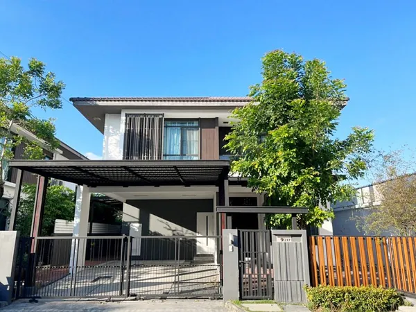 หมู่บ้านมัณฑนา รามอินทรา-วงแหวน เช่าบ้านเดี่ยว 6 ห้องนอน 2 หลังคู่ หลังบ้านต่อกัน พร้อมห้องแม่บ้าน ทำเลดี ใกล้แฟชั่นไอส์แลนด์