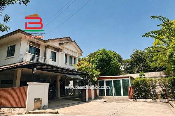 บ้านเดี่ยว หมู่บ้าน มัณฑนาเลควัชรพล (สุขาภิบาล5 ซอย63/2) เนื้อที่ 86.9 ตรว. (ใกล้อเวนิวสายไหม) ถนนสุขาภิบาล5 แขวงออเงิน เขตสายไหม