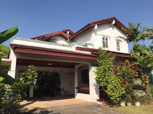 บ้านในโครงการ Palm Spring หนองหอย ใกล้โรงเรียนวารี สนามบิน 5 นาที เชียงใหม่