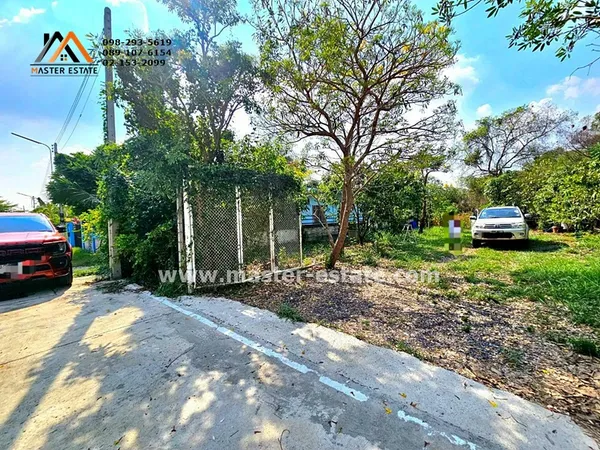 ที่ดินเปล่า 100 ตร.ว. หลักหก (ซอยเมืองเอก) พหลโยธิน 87 ที่ดินสวยทรงสี่เหลี่ยม เหมาะปลูกบ้าน อากาศดี ถนนคอนกรีต ปลูกต้นไม้หลายชนิด ราคาดีมาก
