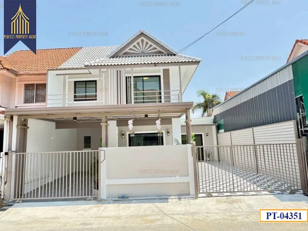 ขาย ทาวน์เฮ้าส์พฤกษา 33 บางใหญ่ตกแต่งใหม่ทั้งหลังราคาย่อมเยาว์