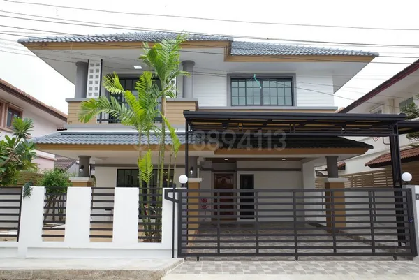 ขายบ้านเดี่ยว 2 ชั้น หลังใหญ่ รอยัล ปาร์ค วิลล์ บงกช 3 รีโนเวทหรูสไตล์ Minimal Modern เนื้อที่ 56 ตรว 4นอน 3น้ำ ราคาพิเศ