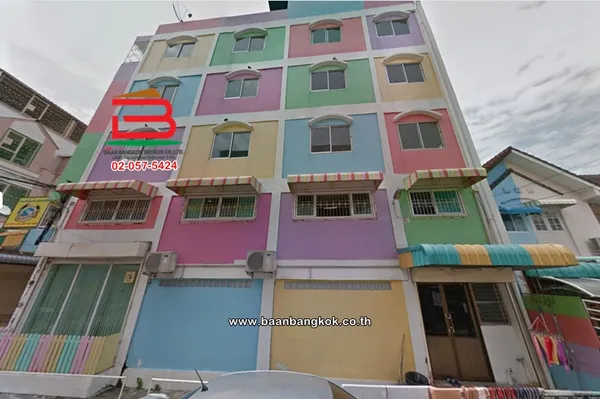 อาคารพาณิชย์ 5 ชั้น เนื้อที่ 30 ตร.ว. ซอยประชาอุทิศ 58/3 ถนนกาญจนาภิเษก แขวงทุ่งครุ เขตทุ่งครุ