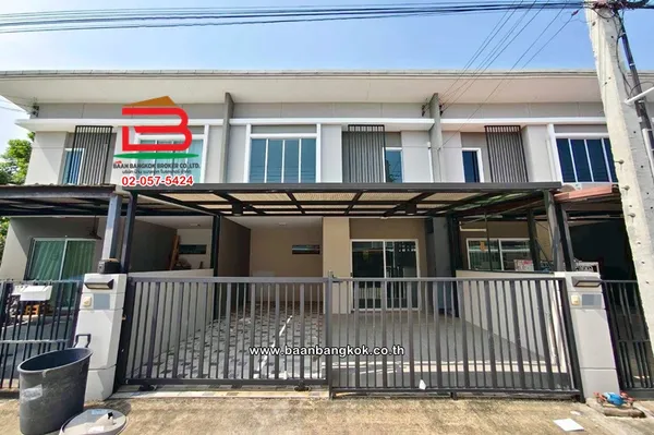 ทาวน์โฮม 2 ชั้น เนื้อที่ 19.7 ตร.ว. โครงการ พฤกษาวิลล์ 96 พหลโยธิน-เพิ่มสิน (ซอยเพิ่มสิน 30/1) ถนนพหลโยธิน-สุขาภิบาล 5 แขวงคลองถนน แขวงสายไหม