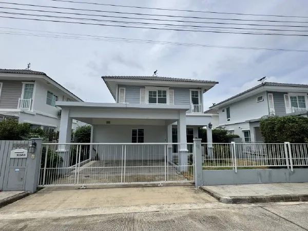 ให้เช่าบ้านเดี่ยวโครงการ วิลลาจจิโอ1 ศรีนครินทร์-บางนา ที่ดิน 50 ตร.ว.3 ห้องนอน / 3 ห้องน้ำ พร้อมเข้าอยู่