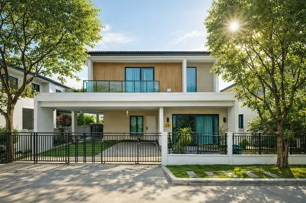 สุขาภิบาล 5 สายไหม คลองสามวา 60ตร.ว.บ้านหรูพร้อมอยู่ คฤหาสน์ บ้านเดี่ยว2ชั้น 4 นอน 5 น้ำ ใกล้รร.วัดหนองใหญ่ 1.2 กม