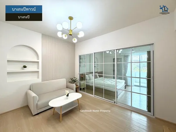 IN-100 ขายห้องชุด บางกะปิทาวน์คอนโด ขนาด 36.65 ตรม 1นอน 1น้ำ รีโนเวทใหม่ พร้อมเข้าอยู่ ทำเลดี