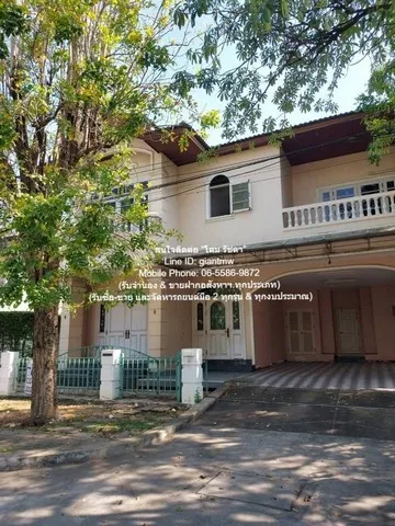 บ้าน ให้เช่าบ้านเดี่ยว 2 ชั้น ในหมู่บ้านหรู ย่านประชาชื่น (ใกล้เดอะมอลล์ งามวงศ์วาน) 101 ตร.ว. 5 น 4 น้ำ 4 จอดรถ 2500000
