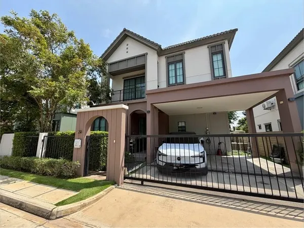 บ้านเดี่ยว 54 ตร.วา 4 ห้องน้ำ 4 ห้องน้ำ แอร์ 5 ตัว โครงการ, สราญสิริราชพฤกษ์-345 เฟอร์นิเจอร์ครบ (RH1514)