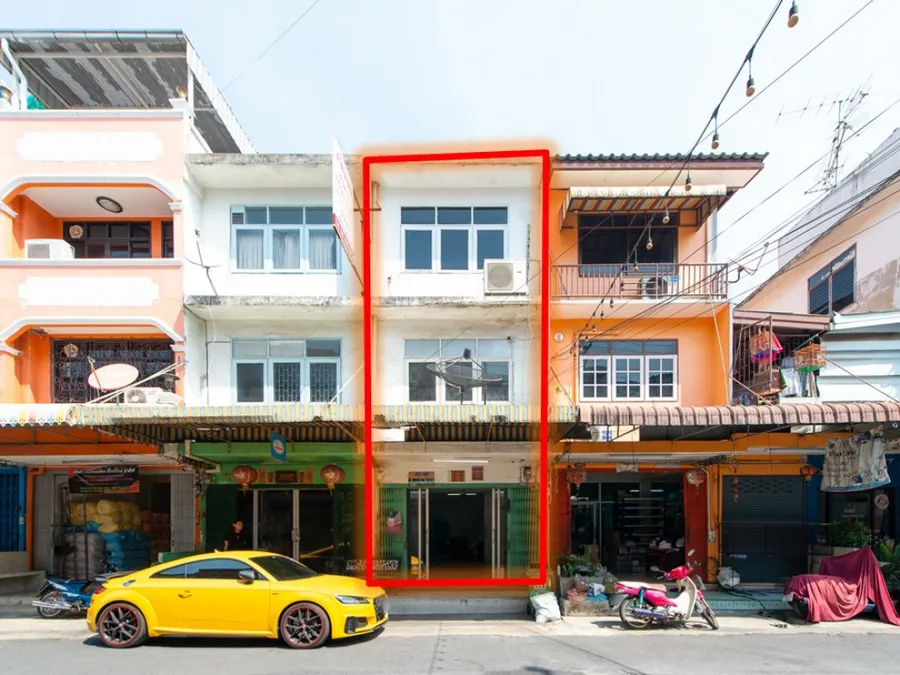 ขายตึกแถว 3 ชั้น ริมถนนสุขสวัสดิ์ 35 ใกล้ทางด่วน เ