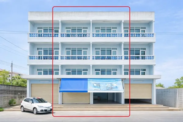 8 นอน 6 น้ำ ถ.เอกชัย85-93 โรงพยาบาลบางปะกอก 8 เช่าอาคารพาณิชย์ 4 ชั้น 2 คูหา ใกล้ตลาดสดศิริชัย 850 ม. 40 ตร.ว. ทะเบียนบร
