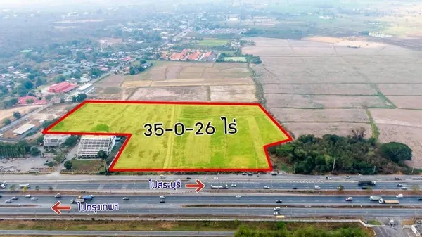 ขายที่ดินเปล่า 35-0-62 ไร่ ติดถนนสายหลักพหลโยธิน (ขาออก) หนองยาว อ.เมืองสระบุรี จ.สระบุรี