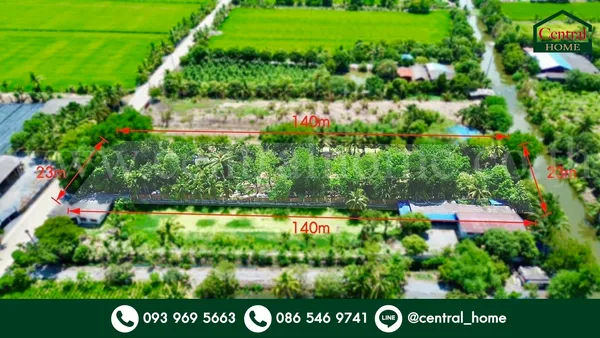 ที่ดิน 2 ไร่ พร้อมสิ่งปลูกสร้าง ไทรน้อย - นนทบุรี