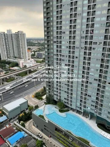 ID : DSL-468 ขายด่วน ๆ ห้องชุด เอลลิโอ สาทร-วุฒากาศ Elio Sathorn-Wutthakat ใหญ่ 35 ตรม 3300000 BAHT ไม่ไกลจาก ใกล้ BTS ว