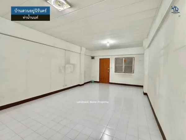 LM26-0075 ให้เช่าคอนโด บ้านสวนอยู่นิรันดร์ ท่าน้ำนนท์ พื้นที่ 33.492 ตรม 1ห้องนอน 1ห้องน้ำ อาคาร B ชั้น 6 ห้องกว้าง น่าอ