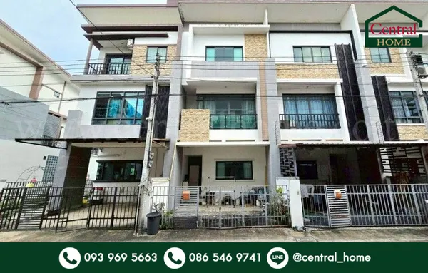 ทาวน์โฮม ลิฟวิ่ง เรสซิเดนซ์ รังสิต - ราชพฤกษ์ โครงการติดถนน 345 บ้านสวย พร้อมอยู่ ราคาถูก