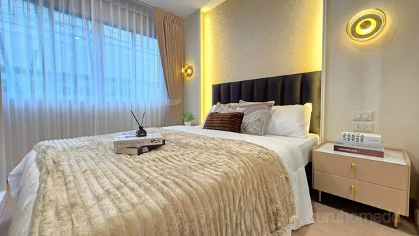 ขายห้องชุด ลุมพินี คอนโดทาวน์ บดินทรเดชา รามคำแหง ห้องรีโนเวทใหม่ พร้อมเข้าอยู่ ขนาด 28 ตรม อาคารD3 ชั้น1 - ghd000852