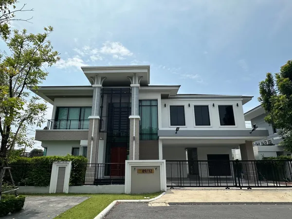 U1444 ให้เช่าบ้านเดี่ยว 2 ชั้น บ้านหรู โครงการ เดอะ พาวิลล่า ไพรเวท เรสซิเด้นซ์ กาญจนาภิเษก-บางบอน The Pavilla Private Residences บ้านพร้อมเฟอร์ครบ ทำเลดีเดินทางสะดวก