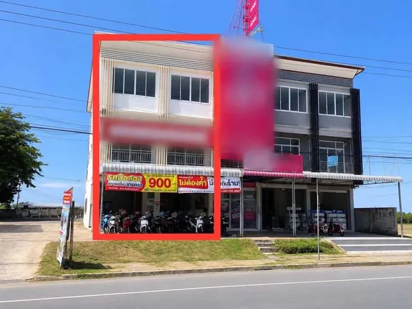 ถูกสุดในย่านนี้!! ขายอาคารพาณิชย์ 3 ชั้น 2 คูหา พร้อมผู้เช่า ทำเลทอง ติดถนนใหญ่ อ.ยางชุมน้อย จ.ศรีสะเกษ