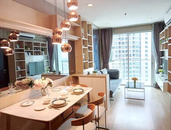 ????Induction cooker????Warmly decorated 1 Bed 50m2 family suite????3min to BTS Phra Khanong