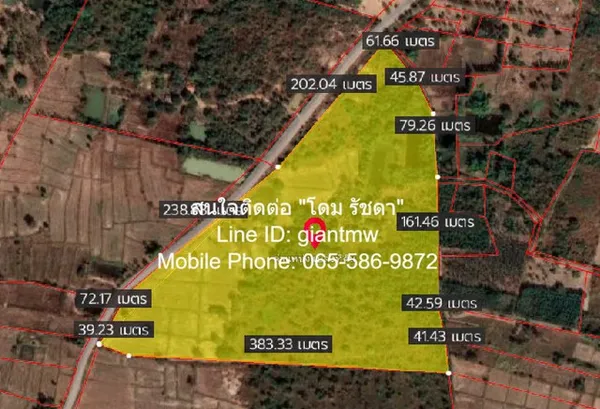 DSL-188 ขาย ที่ดิน ที่ดิน ต.บ้านเล่า อ.เมืองชัยภูมิ จ.ชัยภูมิ ใกล้กับ ห่างจากถนนทางหลวงหมายเลข 201 ประมาณ 2 กม. และตัวเม