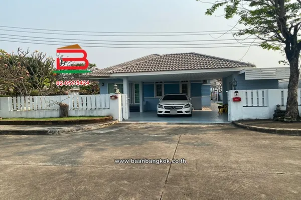 บ้านเดี่ยว ชั้นเดียว เนื้อที่ 150 ตร.ว. หมู่บ้านปัญญาอินทรา P7 (Panya Intra Phase 7) ใกล้ซาฟารีเวิลด์ ถนนปัญญาอินทรา แขวงบางชัน เขตคลองสามวา