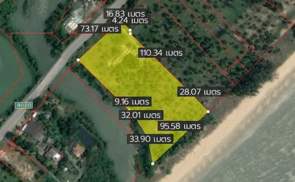 DSL-115 ขาย ที่ดิน ที่ดินติดทะเลบ่อนอก ประจวบคีรีขันธ์ ประจวบคีรีขันธ์ เมืองประจวบคีรีขันธ์ ใกล้กับ ที่ดินติดถนน, ติดคลอ