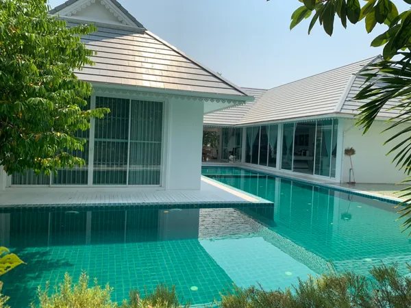 ขายบ้านหรู ชั้นเดียวพร้อมสระว่ายน้ำ บรรยากาศดี อ.โกสุมพิสัย จ.มหาสารคาม