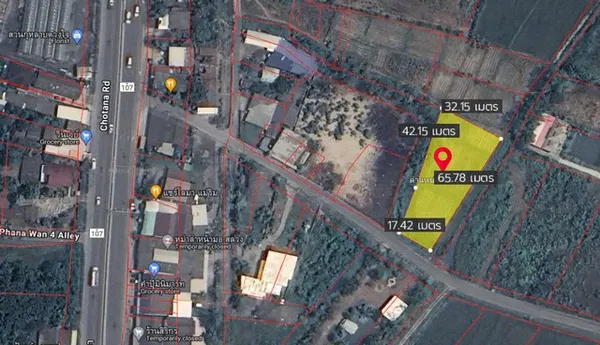 DHL-078 ขาย ที่ดิน ขายที่ดินเปล่า 1-0-26 ไร่ (426 ตร.ว.), ตำบลขี้เหล็ก อำเภอแม่ริม จังหวัดเชียงใหม่ เหมาะสำหรับทำบ้านสวน
