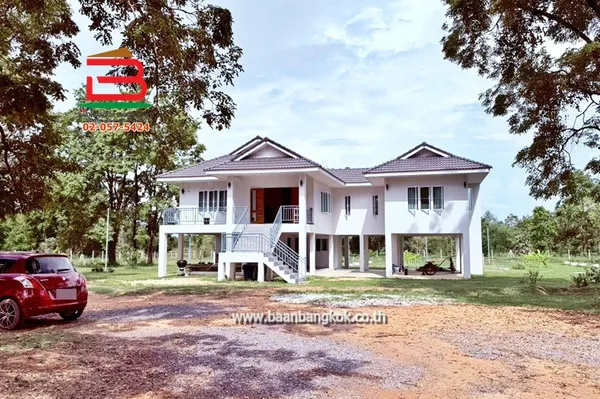 บ้านเดี่ยว 2 ชั้น เนื้อที่ 10 ไร่ ใกล้โรงเรียนบ้านหนองกอยสิทธิราษฎร์บำรุง ถนนเลี่ยงเมืองขอนแก่น ตำบลบ้านค้อ อำเภอเมืองขอนแก่น จังหวัดขอนแก่น