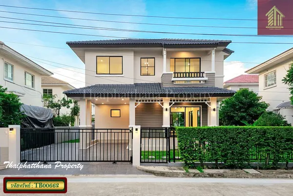 บ้านเดี่ยวแต่งสวยที่สุด มัณฑนา ปิ่นเกล้า-พระราม 5 ทำเลทองติดถนนใหญ่ นครอินทร์-พระราม 5
