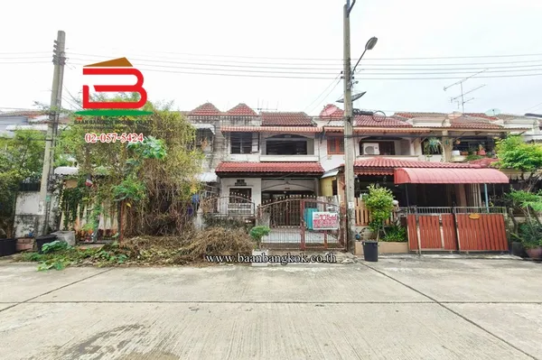 ทาวน์เฮาส์ หมู่บ้านกรีนปาร์ควิลล์ เนื้อที่ 22.3 ตรว. (ซอยสรณคมน์ 9) ใกล้วัดดอนเมือง แขวงสีกัน เขตดอนเมือง