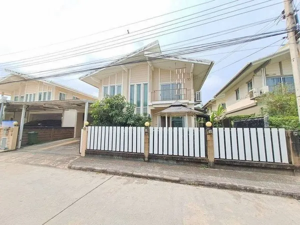 ให้เช่าบ้านเดี่ยว 2 ชั้น 54 ตรว. 4 ห้องนอน พฤกษาปูริ ชานบัว บางนา กม.5 ฝั่งเดียวกับ Mega Bangna