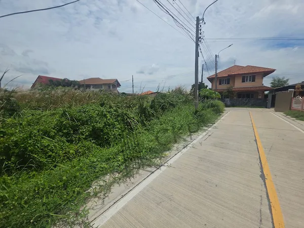 ให้เช่า ที่ดินเปล่า ขนาด 276 ตร.วา ติดถนนคอนกรีต เหมาะกับสร้างที่พักอาศัยหรือโกดัง ใกล้ถนนใหญ่และห้างสรรพสินค้า | 93382