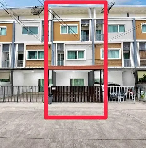 MTR85 ให้เช่าทาวน์โฮม 3 ชั้น Villette City พัฒนาการ 38 พื้นที่ 160 ตรม. เฟอร์ฯ บิลต์อินครบพร้อมอยู่ เดินทางสะดวกเชื่อมต่ออ่อนนุชและศรีนครินทร์
