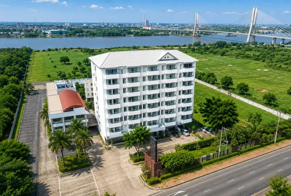 . แยกนนทบุรี1 วิวแม่น้ำเจ้าพระยา 100–161 MRT สะพานพระนั่งเกล้า 899มห้องพัก พร้อม 7 ห้องประชุม เกาะเกร็ด โรงแรม 4–5ดาว 9ช