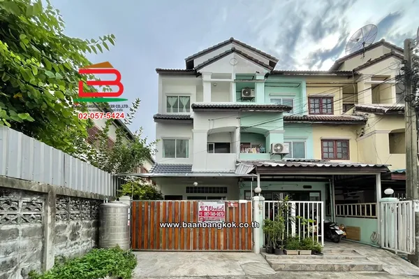 ทาวน์โฮม 3 ชั้น เนื้อที่ 17 ตร.ว. Wangthong House Nawamin 57 : วังทองเฮ้าส์ นวมินทร์ 57 (ซอยนวมินทร์ 57 แยก 1) ถนนนวมินทร์ แขวงคลองกุ่ม เขตบึงกุ่ม
