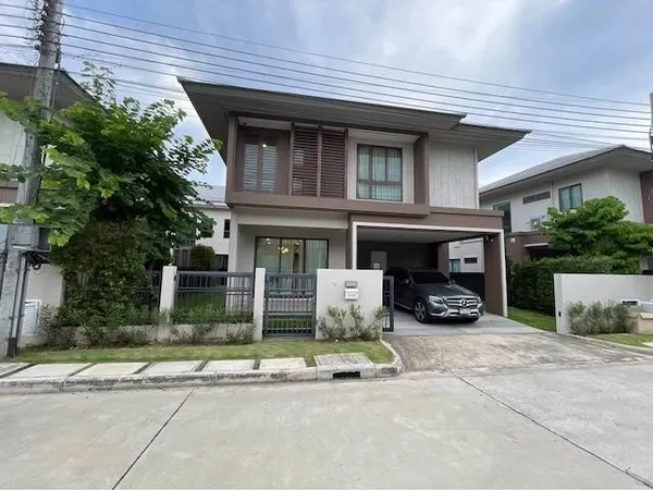 HR 10226 ให้เช่าบ้านเดี่ยวหรู บุราสิริ กรุงเทพกรีฑา บ้านใหม่เฟอร์นิเจอร์ครบ พร้อมเข้าอยู่ ใกล้ Brighton College