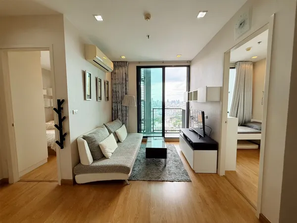 ขาย Condo Q House Sukhumvit 79 ติดรถไฟฟ้า BTS อ่อนนุช ห้องมุม 44.5 ตารางเมตร 2 ห้องนอน ชั้น26 ตกแต่งครบพร้อมอยู่ (Owner Post)