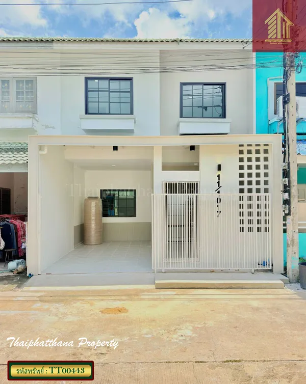 หมู่บ้านนริศรา บึงน้ำรักษ์ รังสิต-นครนายก ทาวน์เฮ้าส์รีโนเวทใหม่ สวยราคาถูก