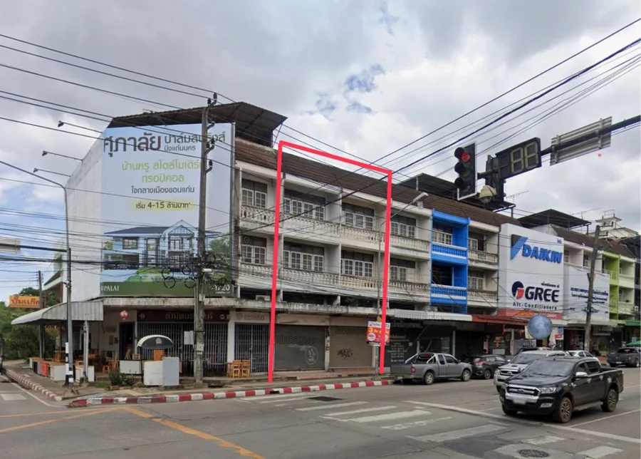 อาคารพาณิชย์ 3.5 ชั้น 2 คูหา 40 ตร.ว. สี่แยกวัดศรี