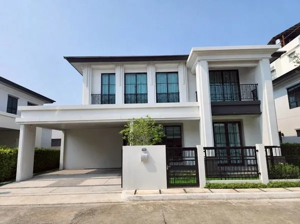 ขายและให้เช่าบ้านเดี่ยวพร้อมอยู่ โครงการเศรษฐสิริ บางนา-สุวรรณภูมิ ใกล้สนามบินสุวรรณภูมิและRobinsonลาดกระบัง สมุทรปราการ