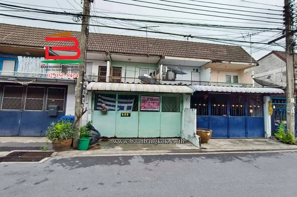 ทาวน์เฮาส์ อัมรินทร์นิเวศน์ 3 ผัง 2 เนื้อที่ 16 ตรว. ซอยสายไหม 79 (ใกล้ตลาดวงศกร) แขวงสายไหม เขตสายไหม
