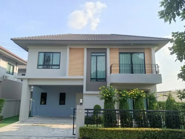 MHR223 ปล่อยเช่าบ้านเดี่ยวหลังมุม 53 ตร.วา ทิศเหนือ ตำแหน่งหน้าสวน โครงการเอสซี แอสเสท 4 นอน 3 น้ำ ติดตั้งแอร์ Inverter 6 เครื่อง เฟอร์นิเจอร์พร้อมอยู่
