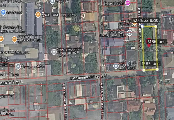 ขายที่ดิน 226 ตร.ว. ถนนพุทธมณฑลสาย 2 ซอย 6 เขตบางแค กรุงเทพมหานคร