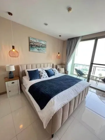 ให้เช่า คอนโด Pet Friendly Riviera Wongamat Beach เฟอร์นิเจอร์ครบ พร้อมเข้าอยู่