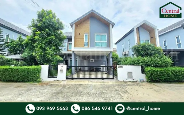 บ้านเดี่ยว บ้านฟ้าปิยรมย์ นอร์เดิร์น เฟส 16 ลำลูกกา คลอง 6 ถูกสุดในโครงการ