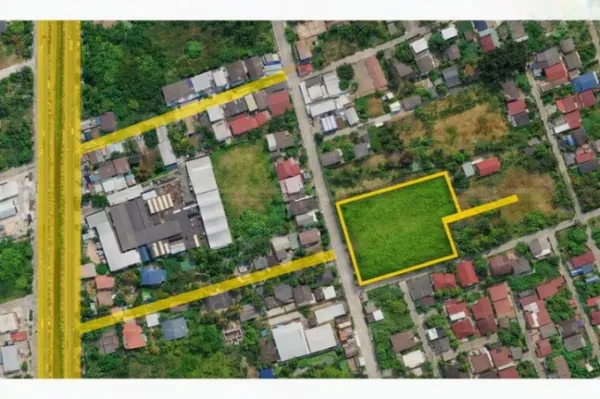 ถ.ทุ่งมังกร-สวนผัก ที่ดินสวยใหญ่203 ตร.ว. 812 ตร.ม.ใกล้BRT ตลิ่งชัน 1.3 กม.ถมดินแล้วสูงกว่าถนน ต่อราชพฤกษ์ พุทธมณฑล สาย1