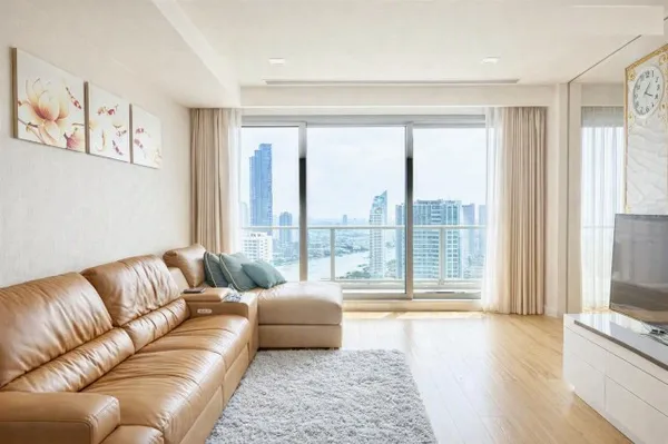 The River คอนโดมิเนียม 3 นอน 3 น้ำ ใกล้ BTS เจริญนคร 400 ม.พื้นที่ 138 ตร.ม.ชั้น 41 Top Floor ตึก B คอนโด Luxury ริมแม่น